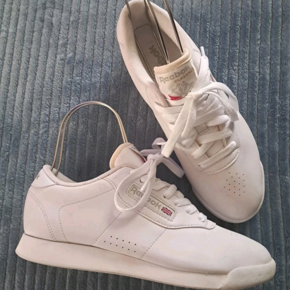 Reebok Classic Princess Women's Tennis Athletic Sneaker 8 White Leather